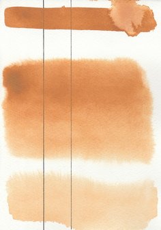 Gold Ochre Aquarius Heel napje Aquarelverf van Roman Szmal Kleur 109