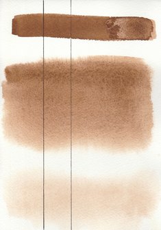 Cyprus Raw Umber Brownish Aquarius Heel napje Aquarelverf van Roman Szmal Kleur 124