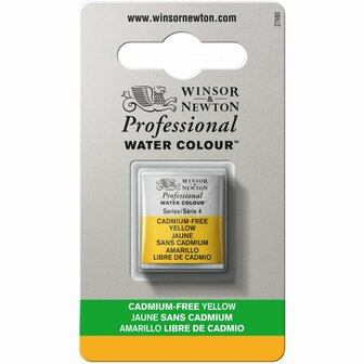 Cadmium-Free Yellow (S4) Professional Watercolour van Winsor &amp; Newton Half napje Kleur 890