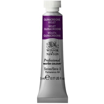 Quinacridone Violet (S3) Professional Watercolour van Winsor &amp; Newton 5 ml Kleur 550