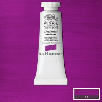 Briliant Violet (S 1) Designers Gouache van Winsor &amp; Newton 14 ML Kleur 052