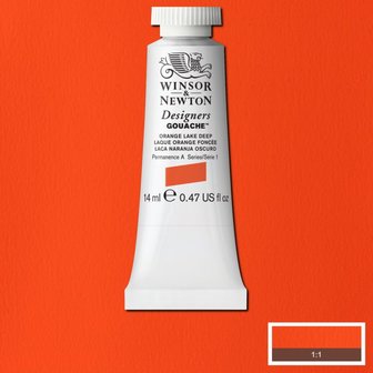 Orange Lake Deep (S 1) Designers Gouache van Winsor &amp; Newton 14 ML Kleur 452