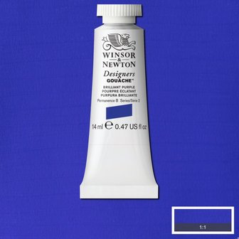 Briliant Purple (S 2) Designers Gouache van Winsor &amp; Newton 14 ML Kleur 455