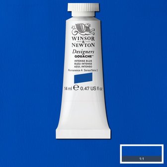 Intense Blue (S 2) Designers Gouache van Winsor &amp; Newton 14 ML Kleur 327