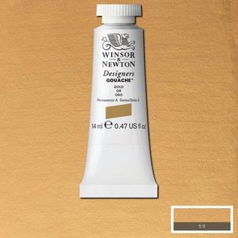 Gold (S 3) Designers Gouache van Winsor &amp; Newton 14 ML Kleur 283