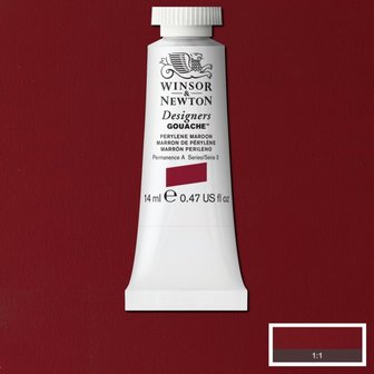 Perylene Maroon (S 3) Designers Gouache van Winsor &amp; Newton 14 ML Kleur 507