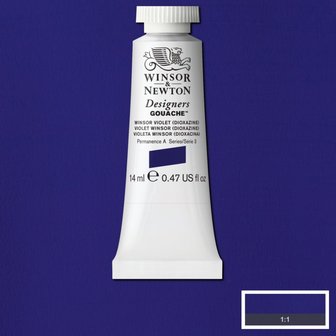 Winsor Violet (Dioxazine) (S 3) Designers Gouache van Winsor &amp; Newton 14 ML Kleur 733