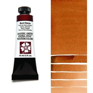 Burnt Sienna (S1) Aquarelverf Daniel Smith (Extra fine Watercolour) 15 ml Kleur 010