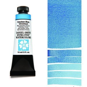 Cerulean Blue, Chromium (S2) Aquarelverf Daniel Smith (Extra fine Watercolour) 15 ml Kleur 021