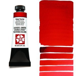 Deep Scarlet (S1) Aquarelverf Daniel Smith (Extra fine Watercolour) 15 ml Kleur 033