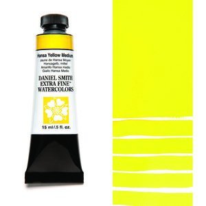Hansa Yellow Medium (S2) Aquarelverf Daniel Smith (Extra fine Watercolour) 15 ml Kleur 039