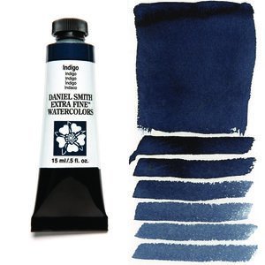 Indigo (S1) Aquarelverf Daniel Smith (Extra fine Watercolour) 15 ml Kleur 046