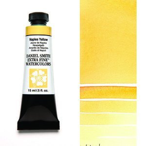 Naples Yellow (S1) Aquarelverf Daniel Smith (Extra fine Watercolour) 15 ml Kleur 058