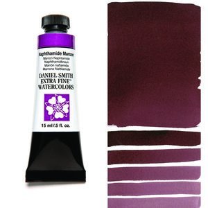 Naphthamide Maroon (S1) Aquarelverf Daniel Smith (Extra fine Watercolour) 15 ml Kleur 059