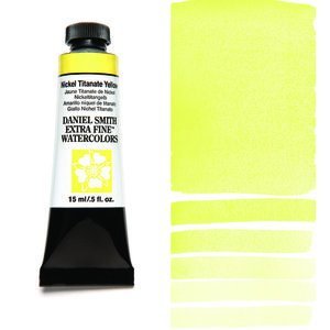 Nickel Titanate Yellow (S1) Aquarelverf Daniel Smith (Extra fine Watercolour) 15 ml Kleur 062