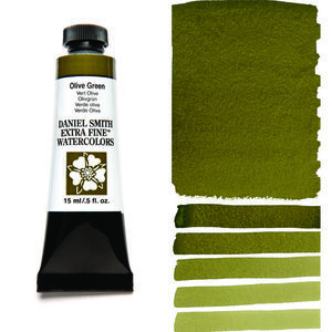 Olive Green (S1) Aquarelverf Daniel Smith (Extra fine Watercolour) 15 ml Kleur 063