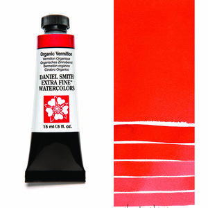 Organic Vermilion (S2) Aquarelverf Daniel Smith (Extra fine Watercolour) 15 ml Kleur 064