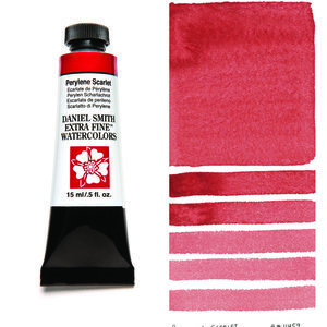 Perylene Scarlet (S3) Aquarelverf Daniel Smith (Extra fine Watercolour) 15 ml Kleur 076