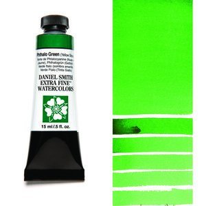 Phthalo Green (Yellow Shade) (S2) Aquarelverf Daniel Smith (Extra fine Watercolour) 15 ml Kleur 079