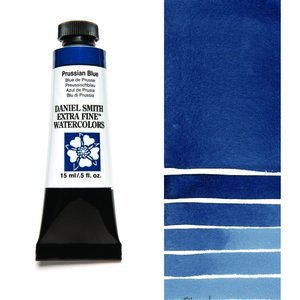 Prussian Blue (S1) Aquarelverf Daniel Smith (Extra fine Watercolour) 15 ml Kleur 082