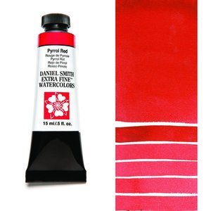 Pyrrol Red (S3) Aquarelverf Daniel Smith (Extra fine Watercolour) 15 ml Kleur 084
