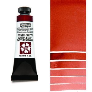Quinacridone Burnt Scarlet (S2) Aquarelverf Daniel Smith (Extra fine Watercolour) 15 ml Kleur 087