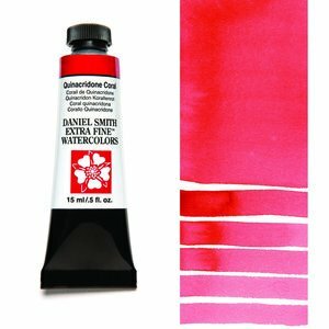 Quinacridone Coral (S2) Aquarelverf Daniel Smith (Extra fine Watercolour) 15 ml Kleur 088