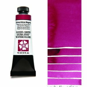 Quinacridone Magenta (S2) Aquarelverf Daniel Smith (Extra fine Watercolour) 15 ml Kleur 090