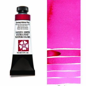 Quinacridone Pink (S2) Aquarelverf Daniel Smith (Extra fine Watercolour) 15 ml Kleur 095