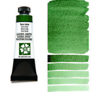 Terre Verte (S1) Aquarelverf Daniel Smith (Extra fine Watercolour) 15 ml Kleur 104