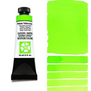 Phthalo Yellow Green (S1) Aquarelverf Daniel Smith (Extra fine Watercolour) 15 ml Kleur 124