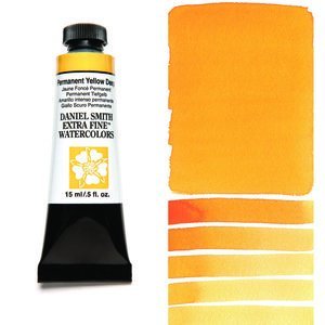 Permanent Yellow Deep (S2) Aquarelverf Daniel Smith (Extra fine Watercolour) 15 ml Kleur 133
