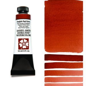 English Red Ochre (S1) Aquarelverf Daniel Smith (Extra fine Watercolour) 15 ml Kleur 136
