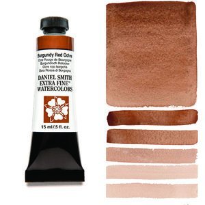 Burgundy Red Ochre (S2) Aquarelverf Daniel Smith (Extra fine Watercolour) 15 ml Kleur 151