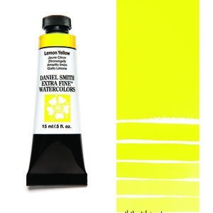 Lemon Yellow (S1) Aquarelverf Daniel Smith (Extra fine Watercolour) 15 ml Kleur 165
