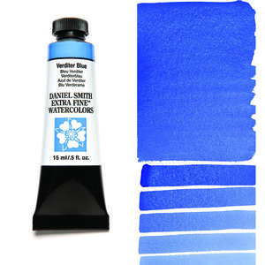 Verditer Blue (S2) Aquarelverf Daniel Smith (Extra fine Watercolour) 15 ml Kleur 173