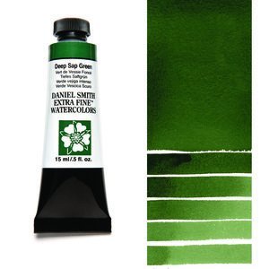 Deep Sap Green (S2) Aquarelverf Daniel Smith (Extra fine Watercolour) 15 ml Kleur 175
