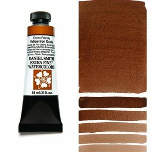 Enviro-friendly Yellow Iron Oxide (S2) Aquarelverf Daniel Smith (Extra fine Watercolour) 15 ml Kleur 176