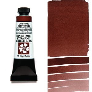 Enviro-friendly Red Iron Oxide (S2) Aquarelverf Daniel Smith (Extra fine Watercolour) 15 ml Kleur 177