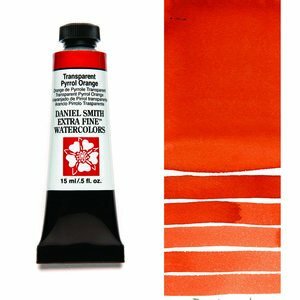 Transparent Pyrrol Orange (S2) Aquarelverf Daniel Smith (Extra fine Watercolour) 15 ml Kleur 187