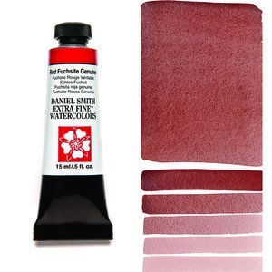 Red Fuchsite Genuine (S3) Aquarelverf Daniel Smith (Extra fine Watercolour) 15 ml Kleur 189