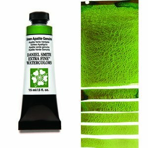 Green Apatite Genuine (S3) Aquarelverf Daniel Smith (Extra fine Watercolour) 15 ml Kleur 197