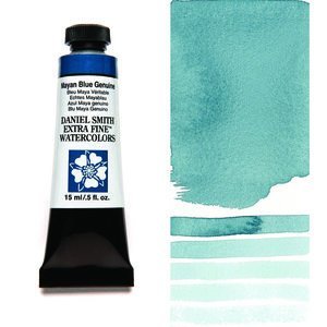 Mayan Blue Genuine (S3) Aquarelverf Daniel Smith (Extra fine Watercolour) 15 ml Kleur 211