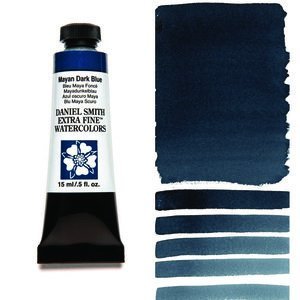 Mayan Dark Blue (S3) Aquarelverf Daniel Smith (Extra fine Watercolour) 15 ml Kleur 213
