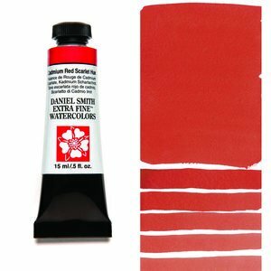 Cadmium Red Scarlet Hue (S3) Aquarelverf Daniel Smith (Extra fine Watercolour) 15 ml Kleur 219