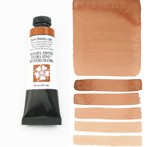 Burnt Sienna Light (S1) Aquarelverf Daniel Smith (Extra fine Watercolour) 15 ml Kleur 230