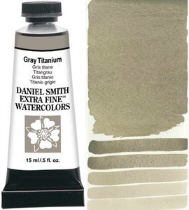 Gray Titanium (S1) Aquarelverf Daniel Smith (Extra fine Watercolour) 15 ml Kleur 241