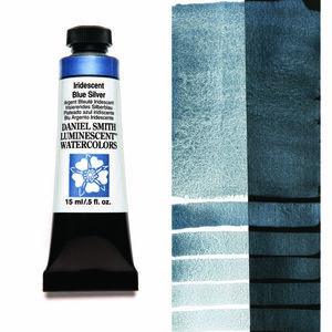 Iridescent Blue-Silver (S1) Aquarelverf Daniel Smith (Extra fine Watercolour) 15 ml Kleur 414