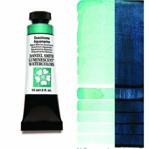 Duochrome Aquamarine (S1) Aquarelverf Daniel Smith (Extra fine Watercolour) 15 ml Kleur 430