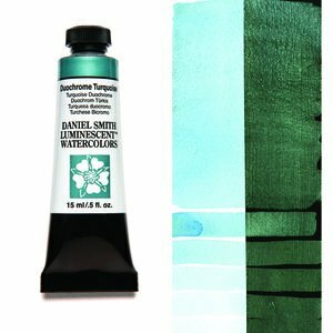 Duochrome Turquoise (S1) Aquarelverf Daniel Smith (Extra fine Watercolour) 15 ml Kleur 443